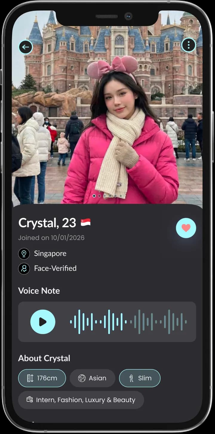 MatchCatch profile screen