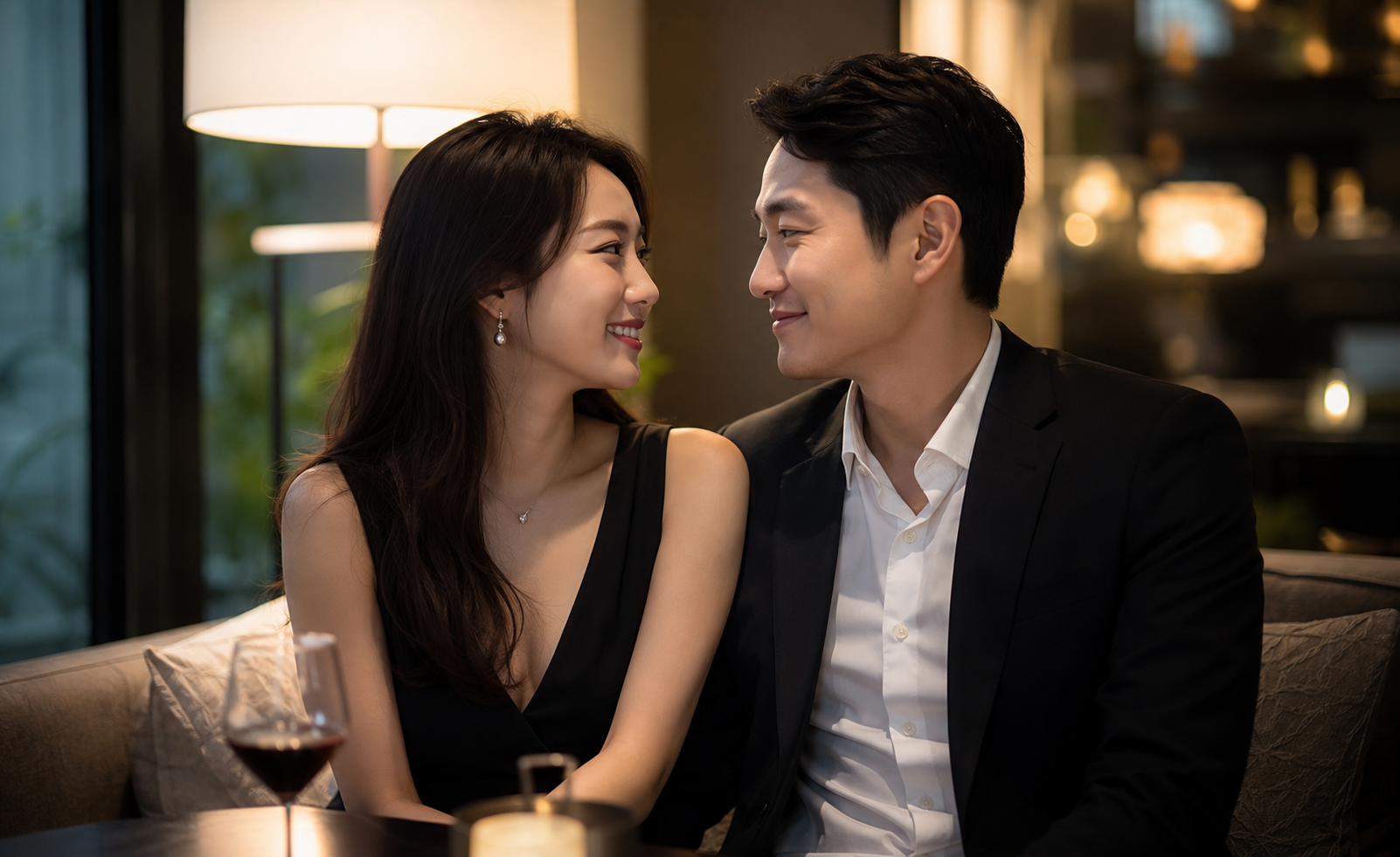 Private, intentional connection in an upscale setting