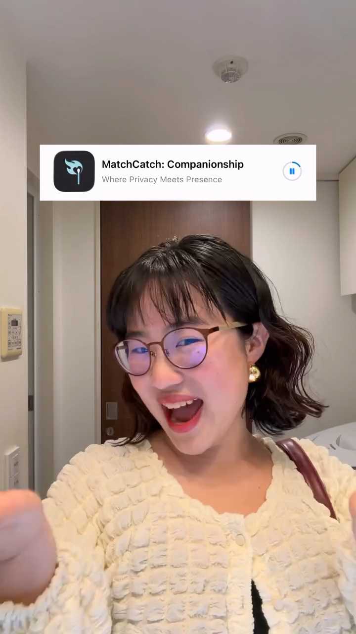 Creator moment filmed for MatchCatch: meeting through MatchCatch